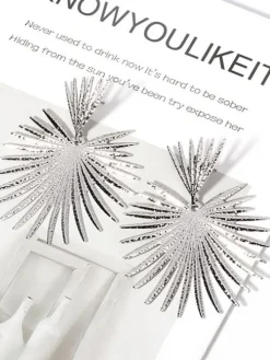 Retro Glitter Sector Earrings