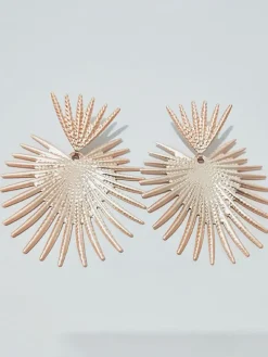 Retro Glitter Sector Earrings