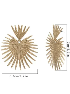 Retro Glitter Sector Earrings