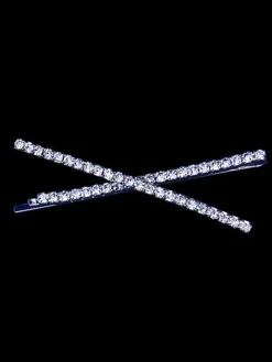 Rhinestone Crystal Letter Hair Pins