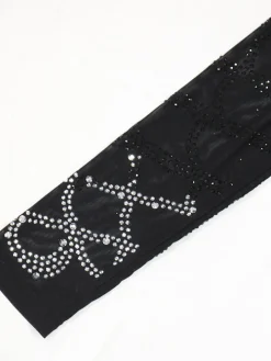 Rhinestone Mesh Maxi Split Dress