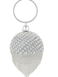 Rhinestone Tassels Ball Handbags
