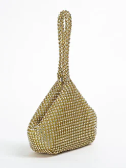 Rhinestone Triangle Evening Clutch