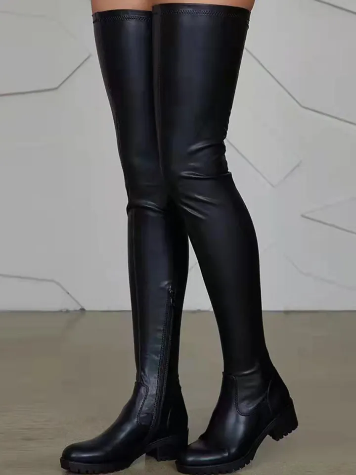 Round Toe Riding Boots