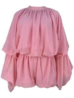 Ruffle Lantern Sleeve Top Shorts Set