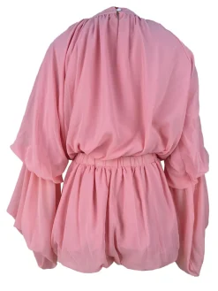 Ruffle Lantern Sleeve Top Shorts Set