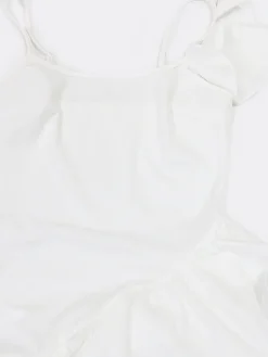 Ruffled Asymmetrical Ruched Cami Dress