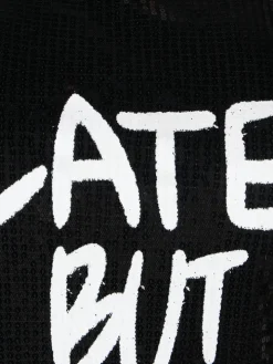 Sequin Letter Print Mini Dress