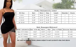 Sequins Sleeveless Tassel Bodycon Mini Dress