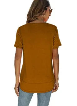 Short Sleeve Crewneck Side Split Top