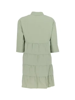 Short Sleeve Ruffle Swing Mini Dress