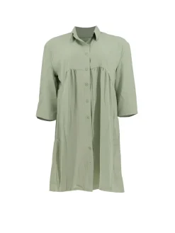 Short Sleeve Ruffle Swing Mini Dress