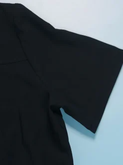 Short Sleeve Zipper Pocket Wide Leg Jumpsuit