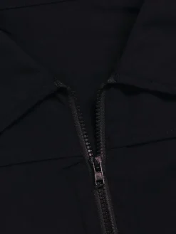 Short Sleeve Zipper Pocket Wide Leg Jumpsuit