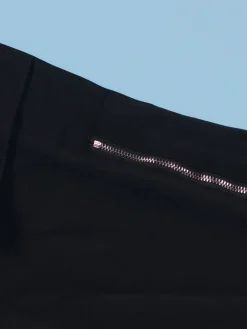 Short Sleeve Zipper Pocket Wide Leg Jumpsuit