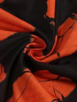 Sleeveless Color Block Split Loose Dress