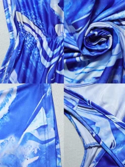 Sleeveless Crisscross Cut Out Maxi Dress