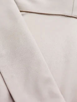 Sleeveless Polo Collar Cinched Waist Swing Dress