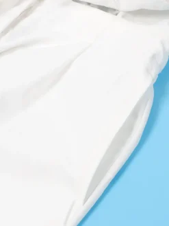 Sleeveless Solid Color Asymmetrical Romper