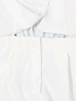 Sleeveless Solid Color Asymmetrical Romper