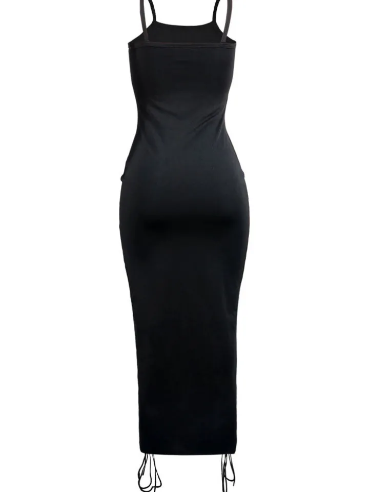 Sleeveless Tie Up Maxi Dress