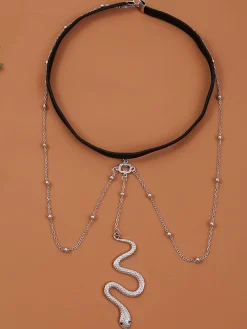Snake Pendant Leg Chain