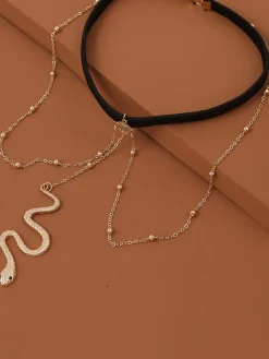 Snake Pendant Leg Chain