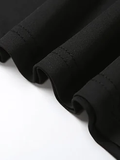 Solid Color Asymmetrical Tie-Waist Maxi Dress