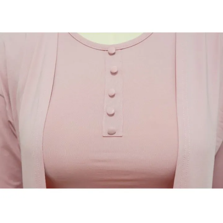 Solid Color Casual Three-Pieces Set