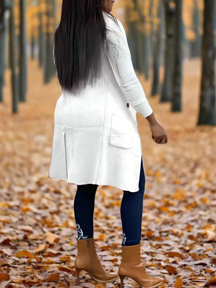 Solid Color Lapel Sleeveless Button Down Vest Jacket