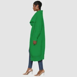 Solid Color Long Knit Cardigan