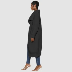 Solid Color Long Knit Cardigan