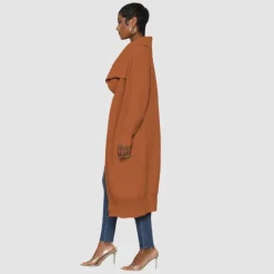 Solid Color Long Knit Cardigan