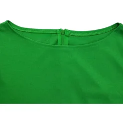 Solid Color Tie-up Dress