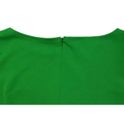 Solid Color Tie-up Dress