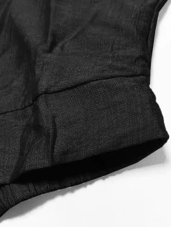 Solid Color Top Wide-Leg Pants Set