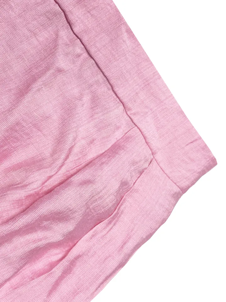 Solid Color Top Wide-Leg Pants Set