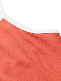 Spaghetti Strap Color Block Maxi Dress