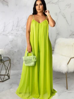 Spaghetti Straps Maxi Dress