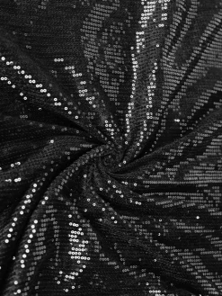 Sparkling Printed Lotus Hem Birthday Shimmery Dress