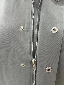 Sporty Jacket Wide Leg Pants Set