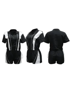 Sporty Patchwork Top Shorts Set