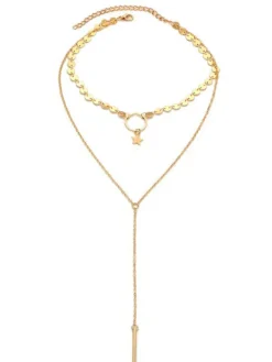 Star Decoration Tassels Necklaces