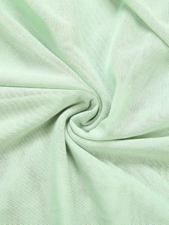 Strapless Mesh Mini Dress with Scarf Gloves