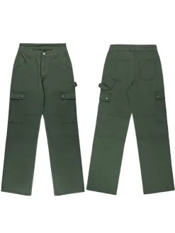 Street-Style Straight Fit Distressed Skinny Jeans