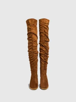 Suede Over-the-Knee Boots