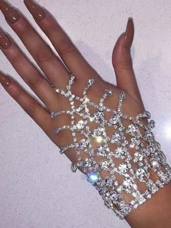 Tassels Glitter Rhinestone Bracelets