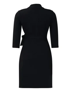 Tie Waist Pleated Midi Dress