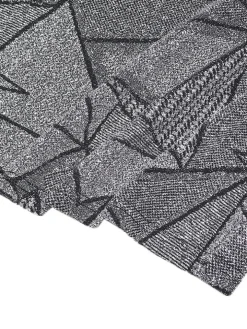 Two Piece Geometric Print Pant Suit