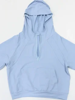 Two Piece Hoodie Crop Top Skirt Set